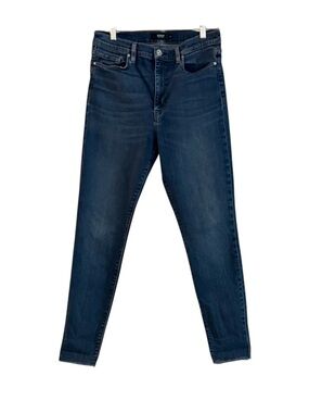 Hudson Jeans Barbara High Rise Super Skinny Blue Jeans